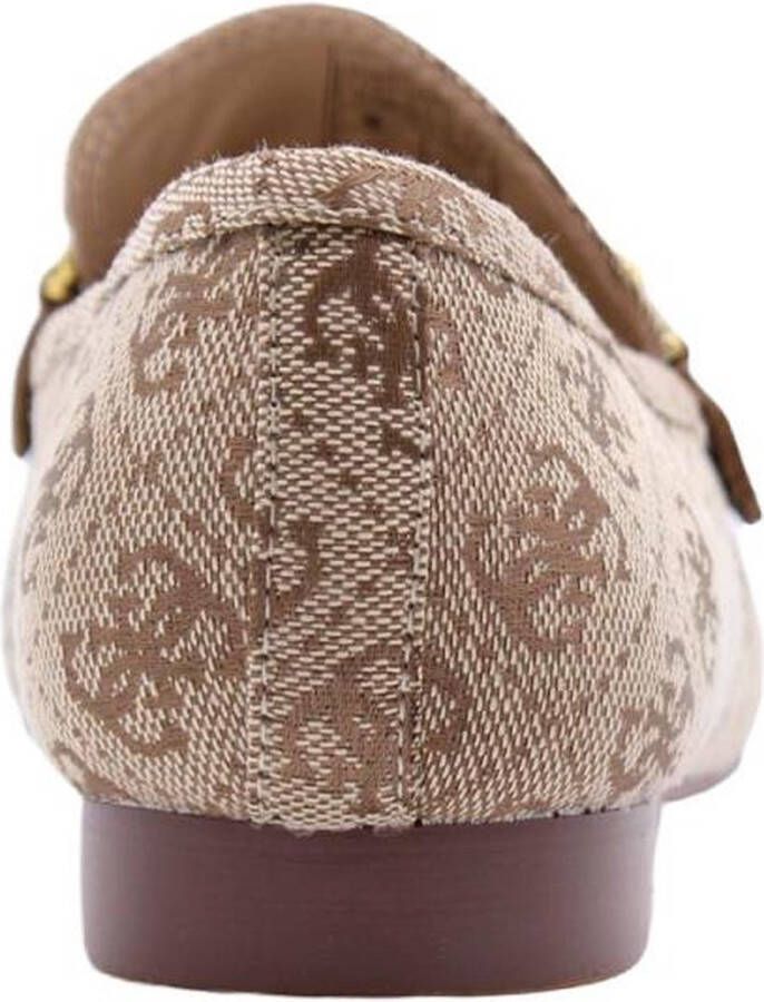 Bruin Tinten Marta Loafers Instappers Dames Beige - Foto 11