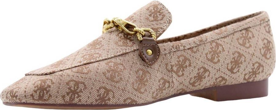 Bruin Tinten Marta Loafers Instappers Dames Beige - Foto 12