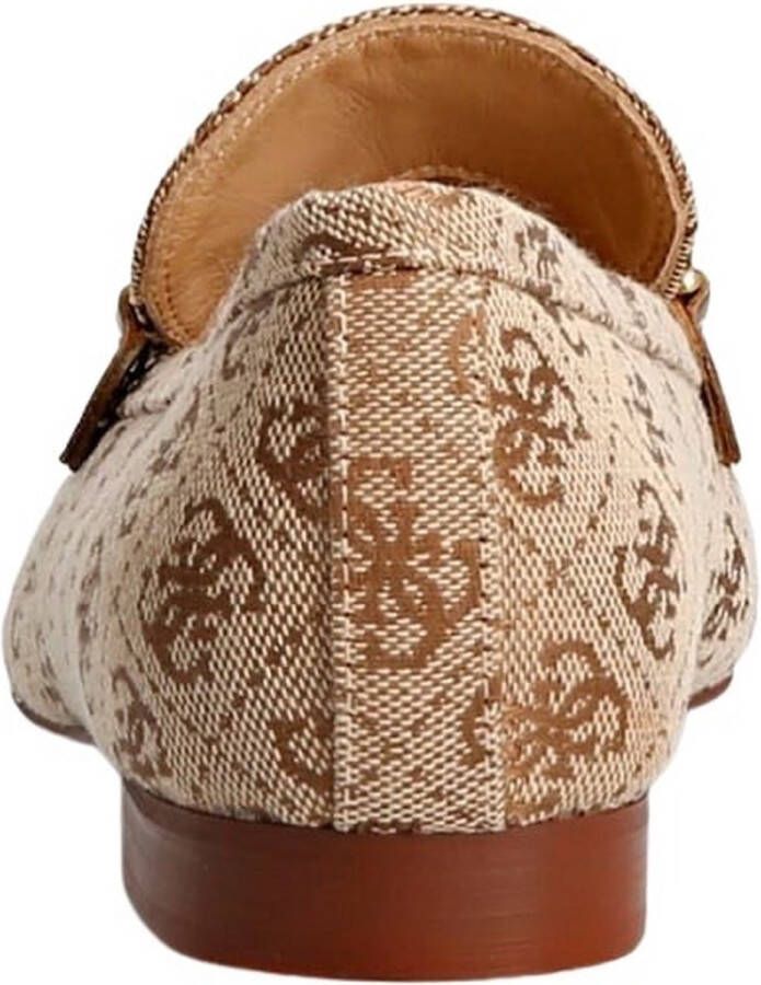 Bruin Tinten Marta Loafers Instappers Dames Beige - Foto 14