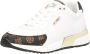 Guess Moxea Active Lady Wit Bruin Multilogo Sneakers White Dames - Thumbnail 10