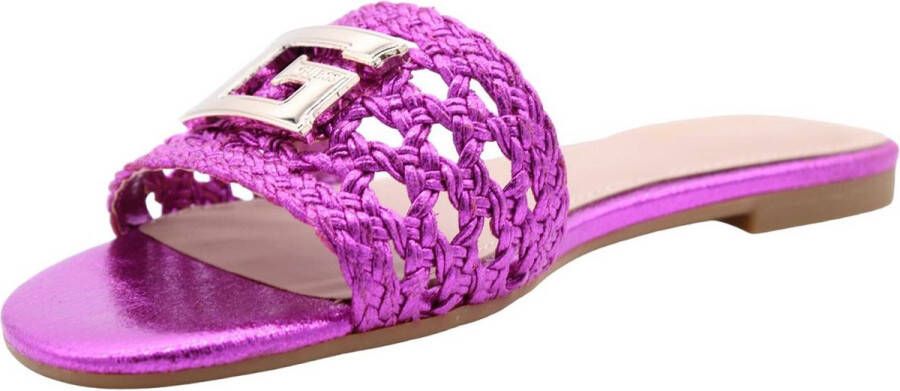 Guess Glamour Hoge Hak Sandalen Pink Dames - Foto 10