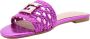 Guess Glamour Hoge Hak Sandalen Pink Dames - Thumbnail 10