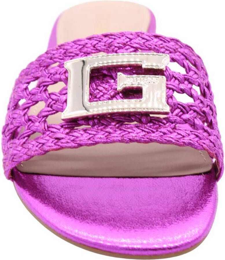 Guess Glamour Hoge Hak Sandalen Pink Dames - Foto 11