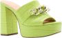Guess Stijlvolle Hakken Muiltjes Groen Dames - Thumbnail 4