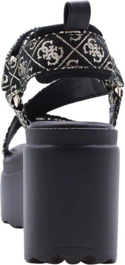 GUESS Ocilia2 Dames Sandalen Black Platino