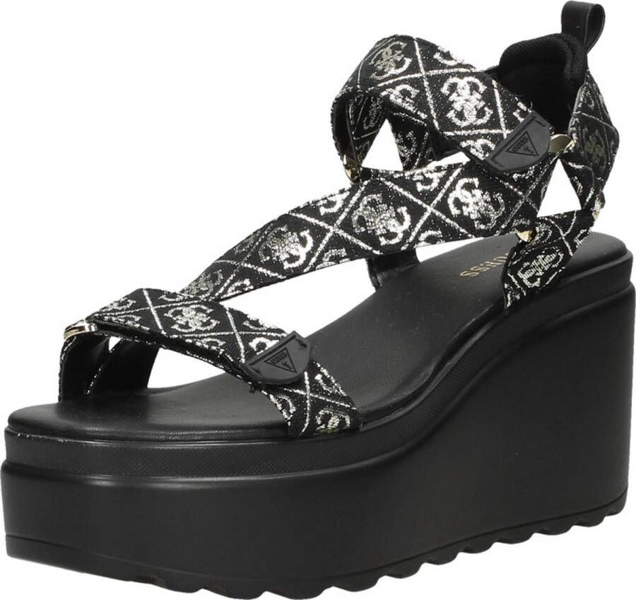 GUESS Ocilia2 Dames Sandalen Black Platino