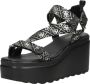 GUESS Ocilia2 Dames Sandalen Black Platino - Thumbnail 11