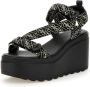 GUESS Ocilia2 Dames Sandalen Black Platino - Thumbnail 5