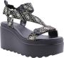 GUESS Ocilia2 Dames Sandalen Black Platino - Thumbnail 6