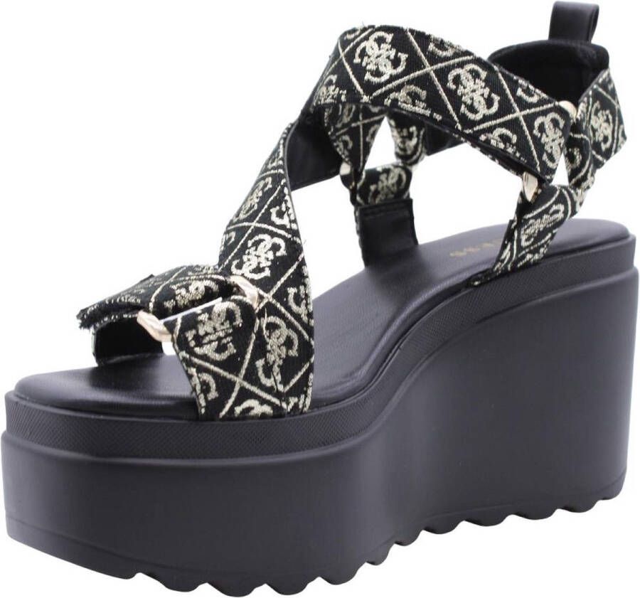 GUESS Ocilia2 Dames Sandalen Black Platino