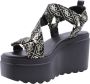 GUESS Ocilia2 Dames Sandalen Black Platino - Thumbnail 9