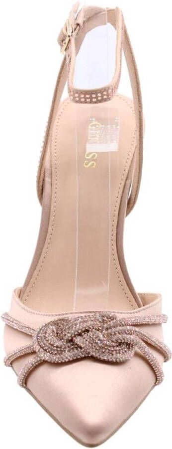 Guess Satijnen Sandalen met Enkelbandje Beige Dames - Foto 2