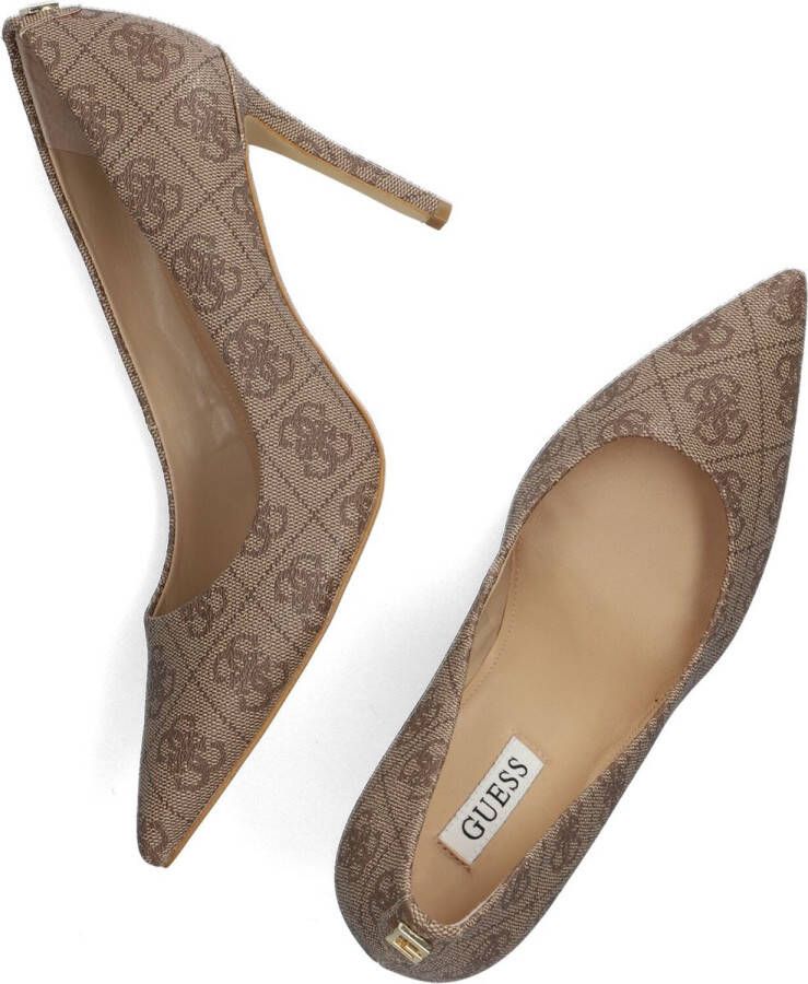 GUESS Piera Pumps High Heels Schoenen Hoge Hak Dames Bruin