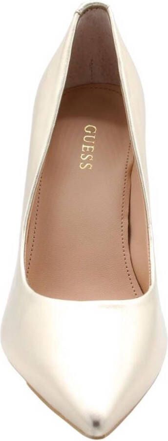 GUESS Piera Pumps High Heels Schoenen Hoge Hak Dames Goud + - Foto 10