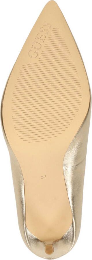 GUESS Piera Pumps High Heels Schoenen Hoge Hak Dames Goud + - Foto 14