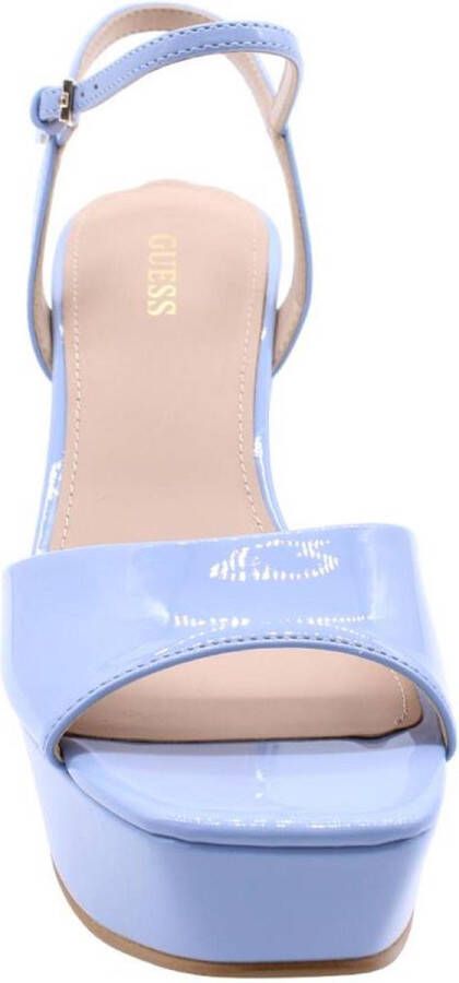 Guess Amiot Hoge Hak Sandalen Blauw Dames - Foto 14