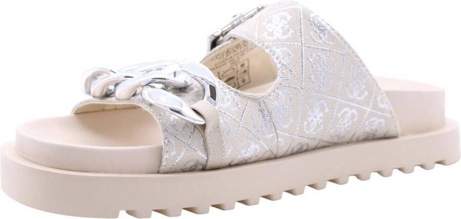 Guess Comfortabele Slipper voor Dagelijks Gebruik Beige Dames - Foto 12