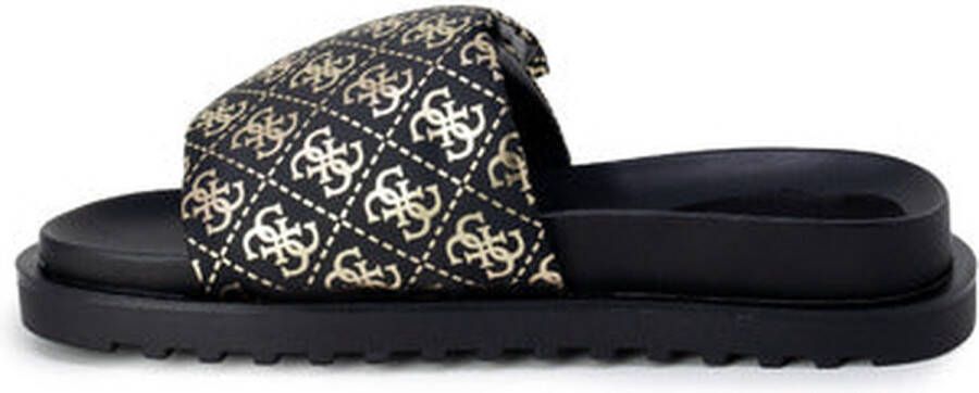 Guess Slippers met labelprint model 'FABETZY' - Foto 6