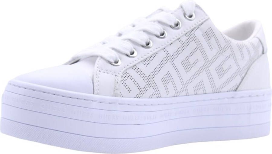 Guess Witte en bruine damesschoenen met gouden details White Dames - Foto 13