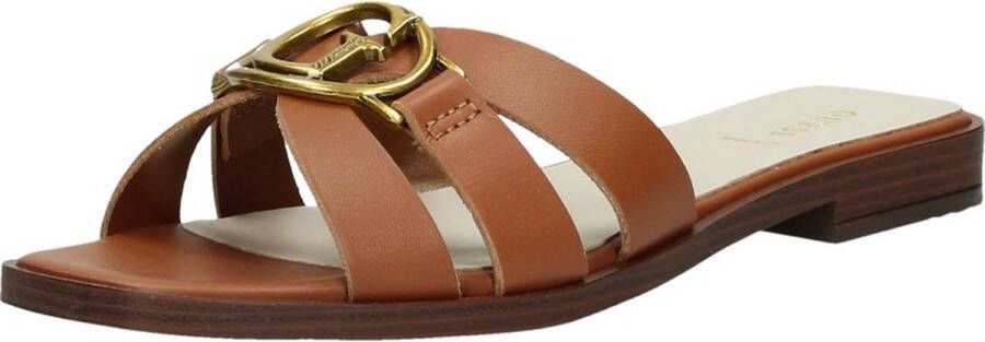 GUESS Symo Dames Slippers Cognac