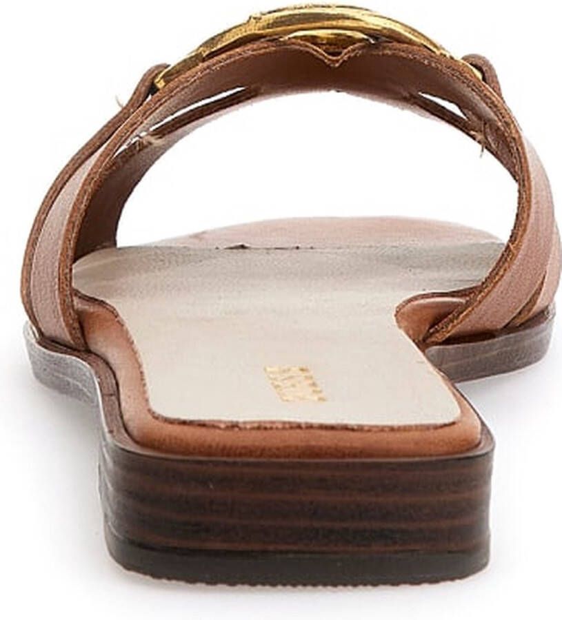 GUESS Symo Dames Slippers Cognac