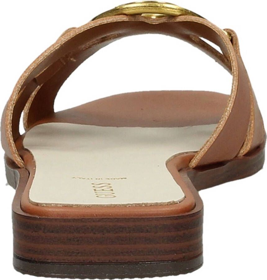 GUESS Symo Dames Slippers Cognac