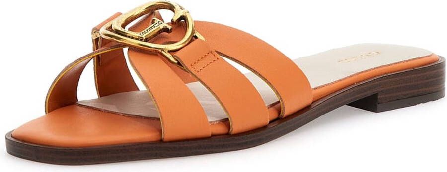 GUESS Symo Slippers Dames Oranje