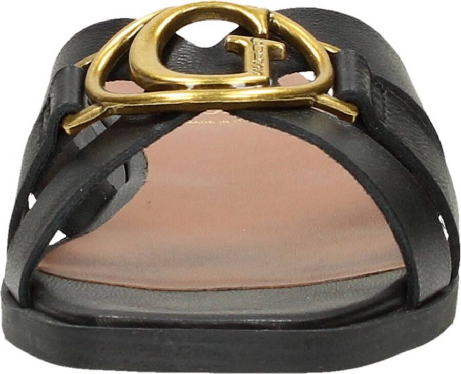 GUESS Symo Slippers Dames Zwart