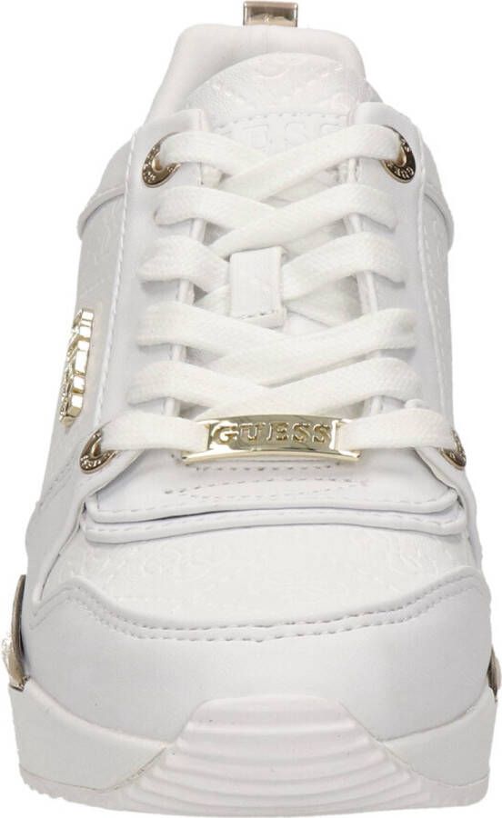 GUESS Tallyn Active Lady Leather Lik Dames Sneakers Wit