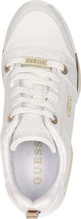 GUESS Tallyn Active Lady Leather Lik Dames Sneakers Wit