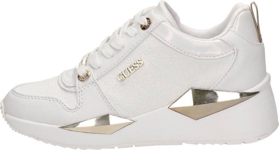 GUESS Tallyn Active Lady Leather Lik Dames Sneakers Wit