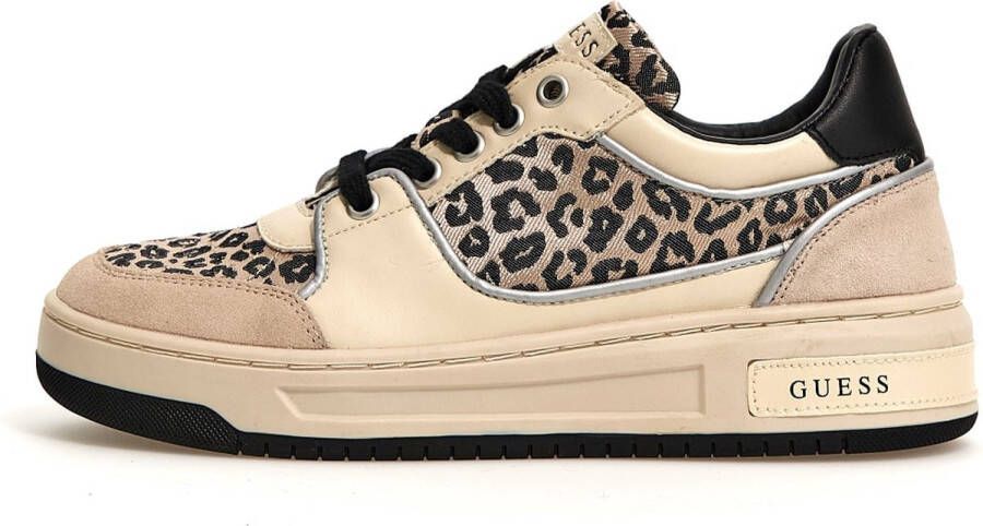 GUESS Tokyo Lage Dames Sneakers Leopard