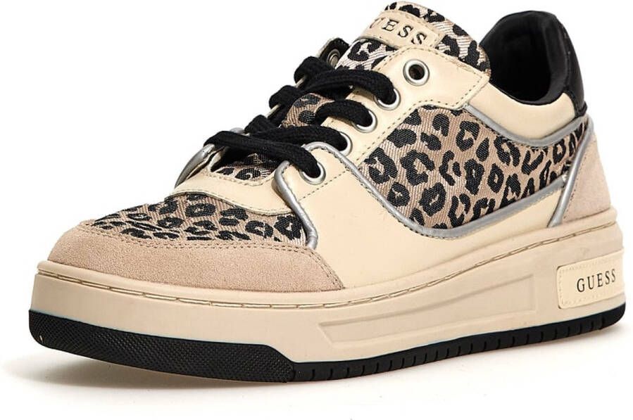 GUESS Tokyo Lage Dames Sneakers Leopard