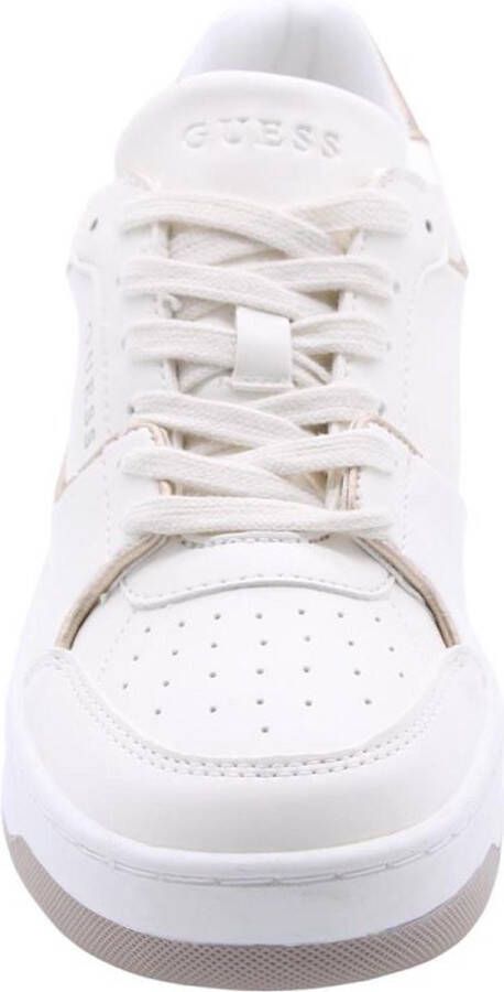 GUESS Tokyo Lage Dames Sneakers Wit Goud - Foto 5