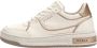 GUESS Tokyo Lage Dames Sneakers Wit Goud - Thumbnail 7