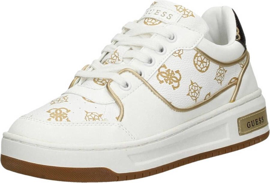 GUESS Tokyo Lage sneakers Leren Sneaker Dames Wit