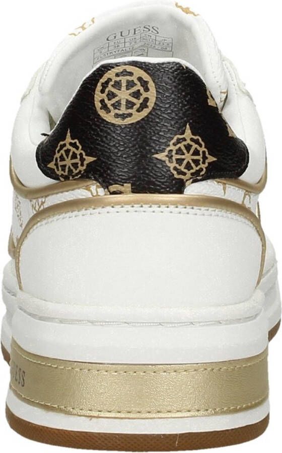 GUESS Tokyo Lage sneakers Leren Sneaker Dames Wit