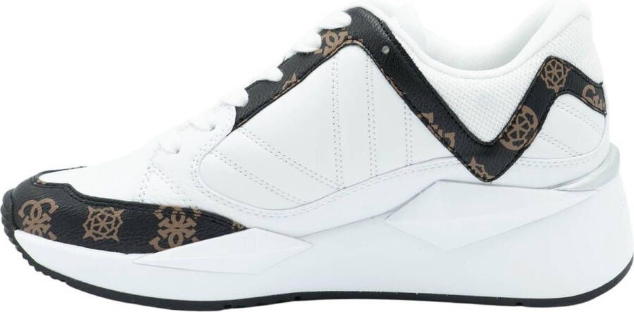GUESS Traves Active Lady Dames Sneakers White Brown