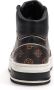GUESS Tullia Hoge Dames Sneakers Zwart Bruin - Thumbnail 4
