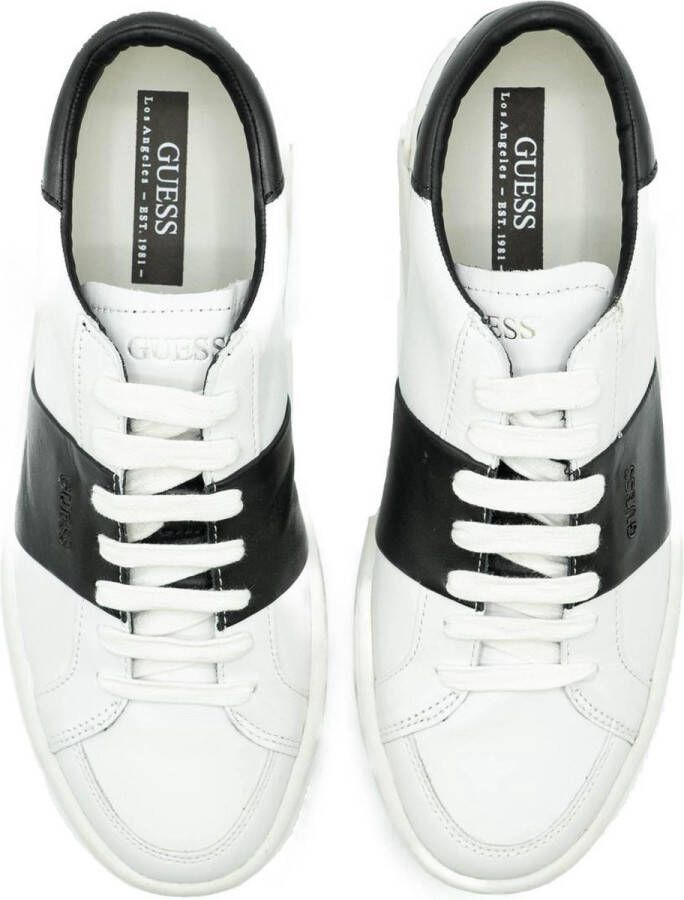 GUESS Verona Stripe Heren Sneakers Wit