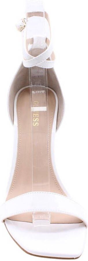 Guess Witte Stiletto Sandalen met Vierkante Neus White Dames - Foto 4