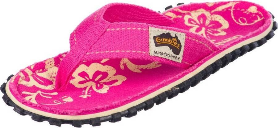 Gumbies Teenslippers Dames Pink Hibiscus - Foto 2