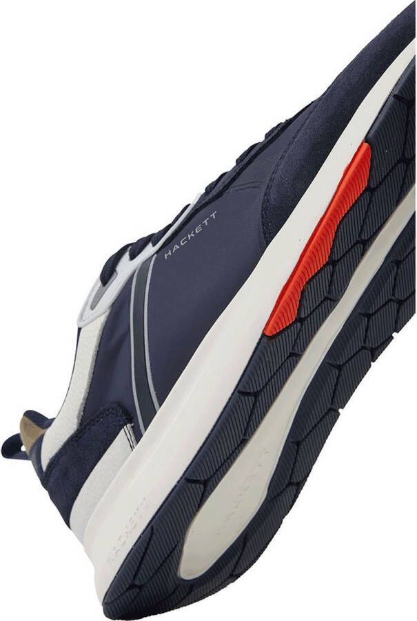 Hackett H-Runner Tech 23 Sneakers Navy Heren