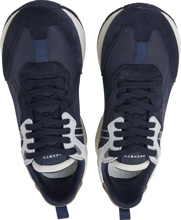 Hackett H-Runner Tech 23 Sneakers Navy Heren