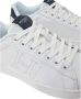 Hackett Klieke leren sneakers met minimalistisch design White Heren - Thumbnail 6
