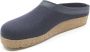 Haflinger Grizzly Torben Pantoffel Pantoffel Blauw - Thumbnail 5