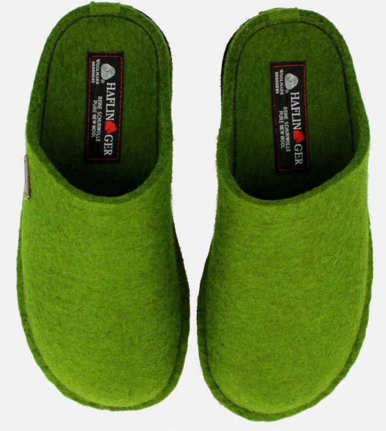 Haflinger Flair Soft pantoffels Grasgroen