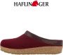 Haflinger Grizzly Torben Pantoffel Dames Pantoffel Heren Bordeaux - Thumbnail 10