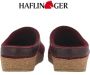 Haflinger Grizzly Torben Pantoffel Dames Pantoffel Heren Bordeaux - Thumbnail 11