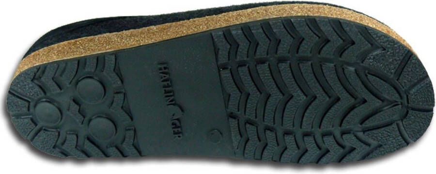Haflinger Grizzly Torben Pantoffels Dames Pantoffels Heren Graphit